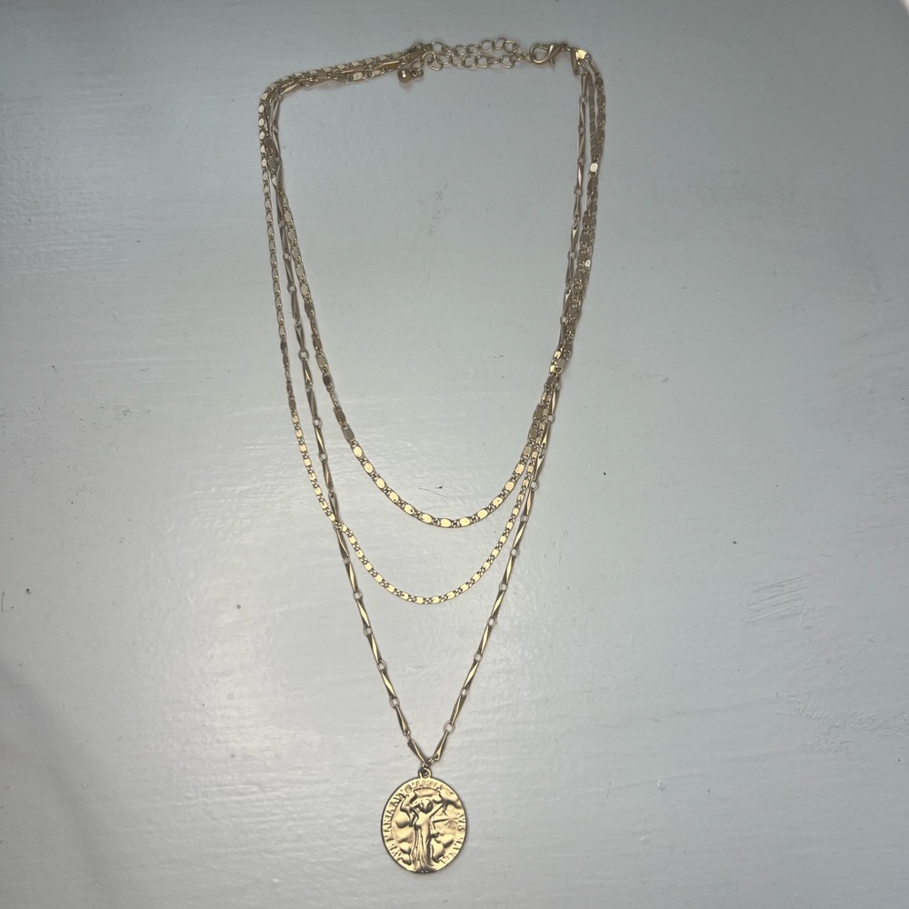 Bohme Layered Coin Necklace